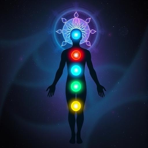 Artistic depiction of chakras