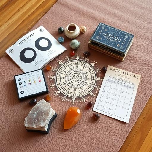 Collection of Astrology and Meditation Scenes