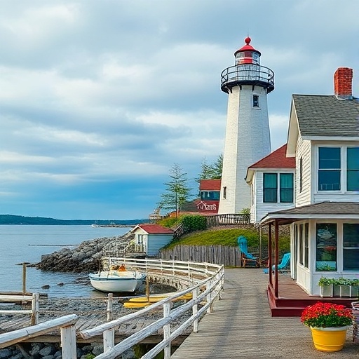 Cozy coastal towns in Maine for Cancer