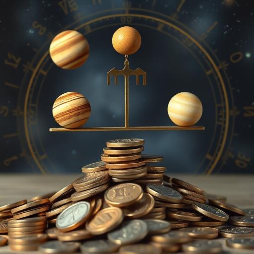 Financial strategy with cosmic influence