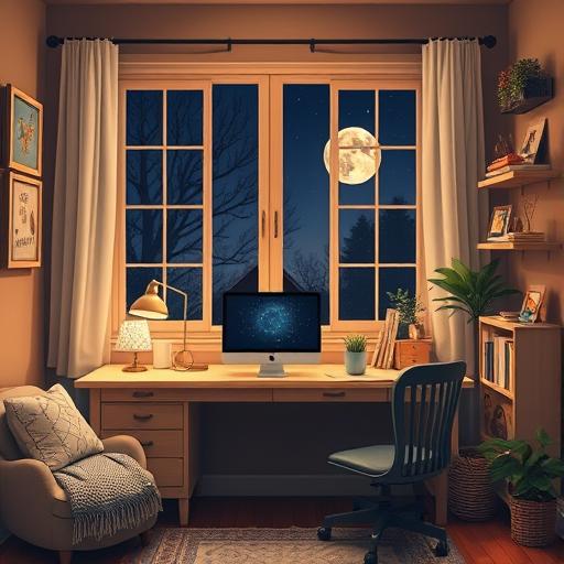 A home-like, comforting workspace.