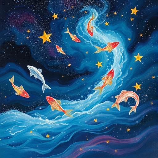 An Impressionist Painting of Pisces Energy