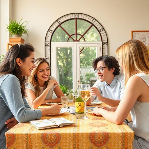 Sample Daily Schedule with Astrological Houses