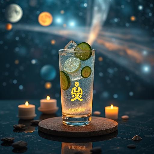 Artistic representation of astrological calm and relaxation