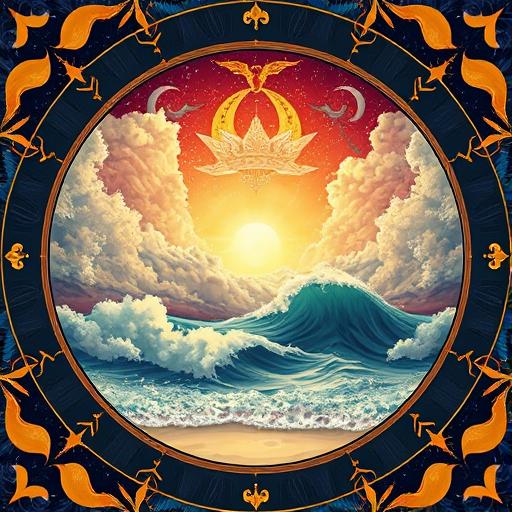 Cardinal sign energy visual representation