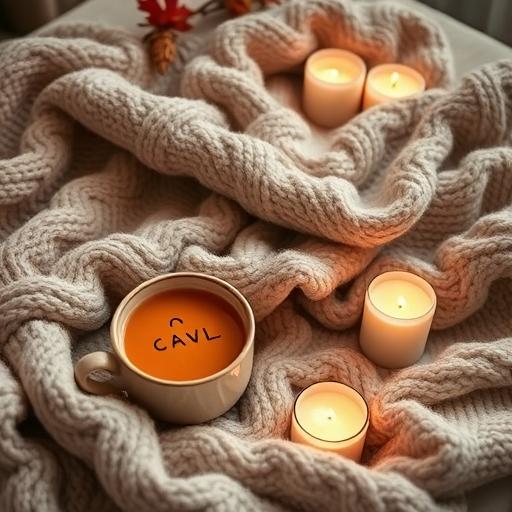 A cozy and inviting autumn scene