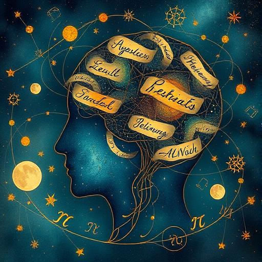 Whimsical vision of Pisces