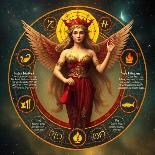 Illustration of sacredness in astrology