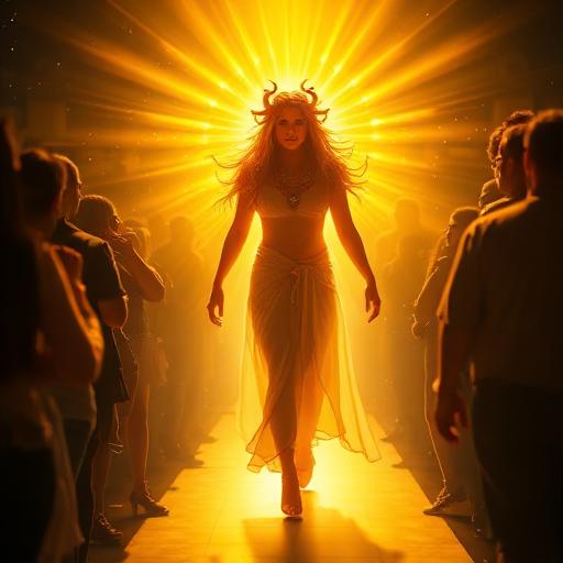 Vivid Depiction of Aura Color Patterns