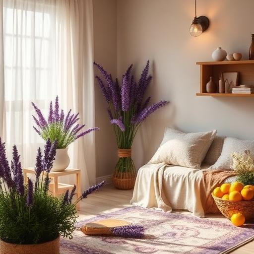 Artistic scene showing clarity and candlelight