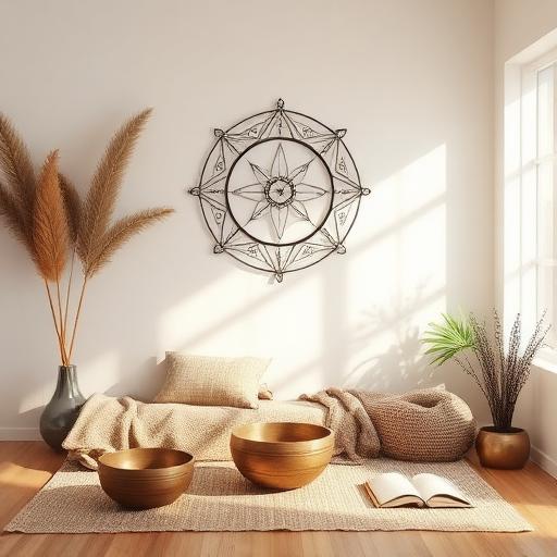 Rituals for energy cleansing including smudging and sound